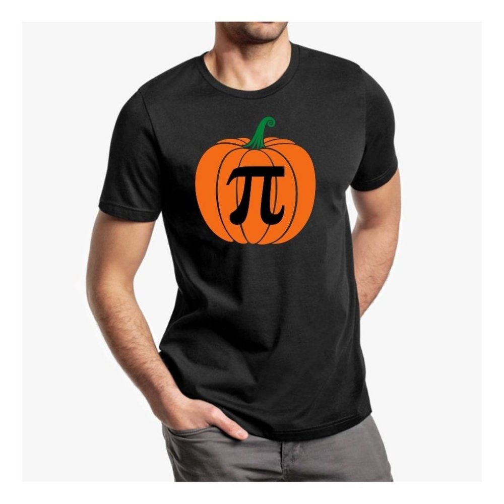 "Pumpkin Pie" - Halloween Graphic T Shirt Pi Fall Thanksgiving Funny S M L XL - Picture 2 of 5